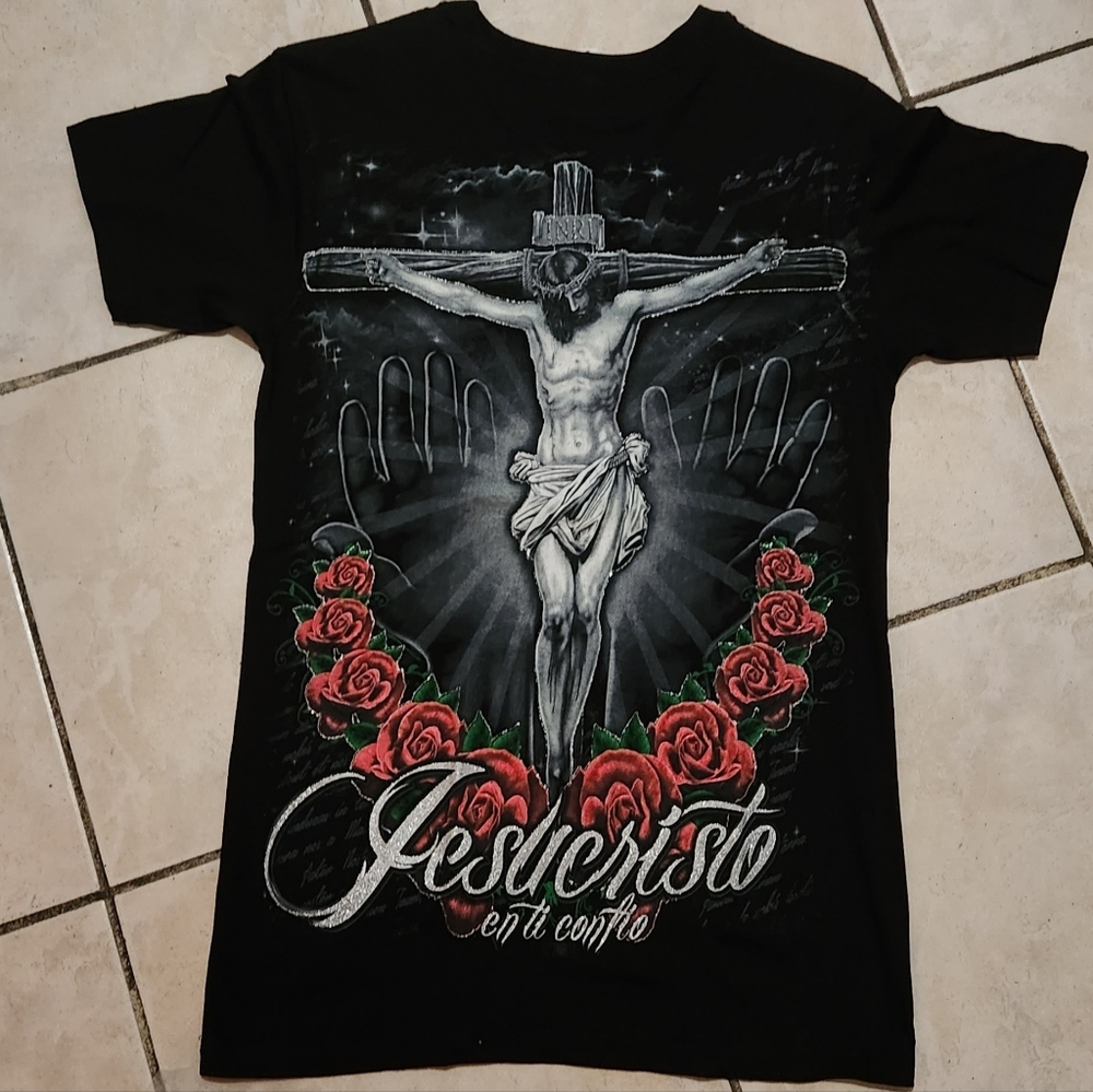 Black Graphic Men's Shirt